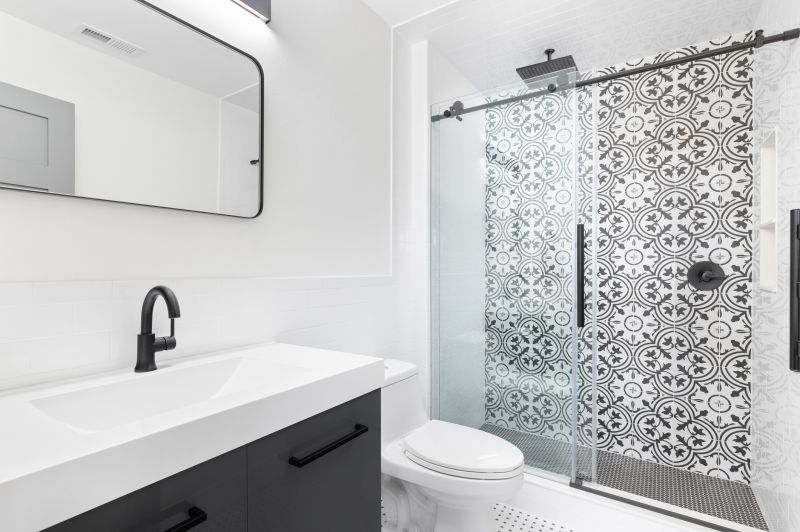 Monochrome Shower Space